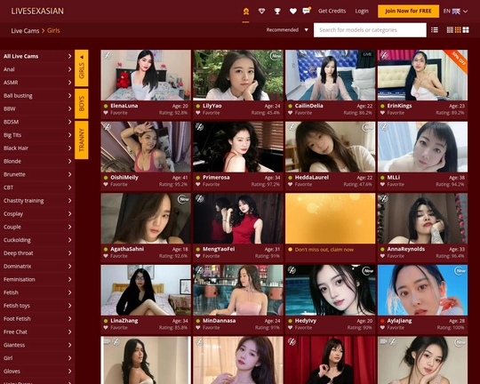 LiveSexAsian.com Logo